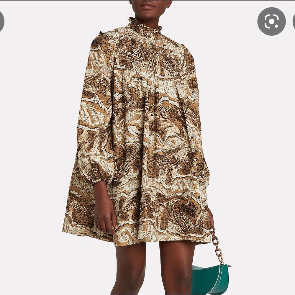 Worn once Ganni Tiger’s Eye dress